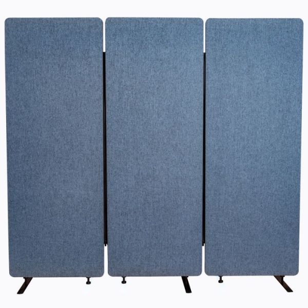 RECLAIM Acoustic Room Dividers - 3 Pack in Pacific Blue