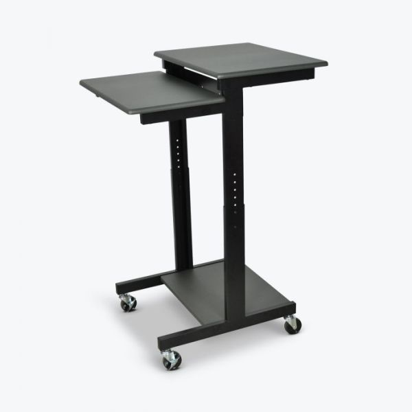 Adjustable-Height Presentation Workstation