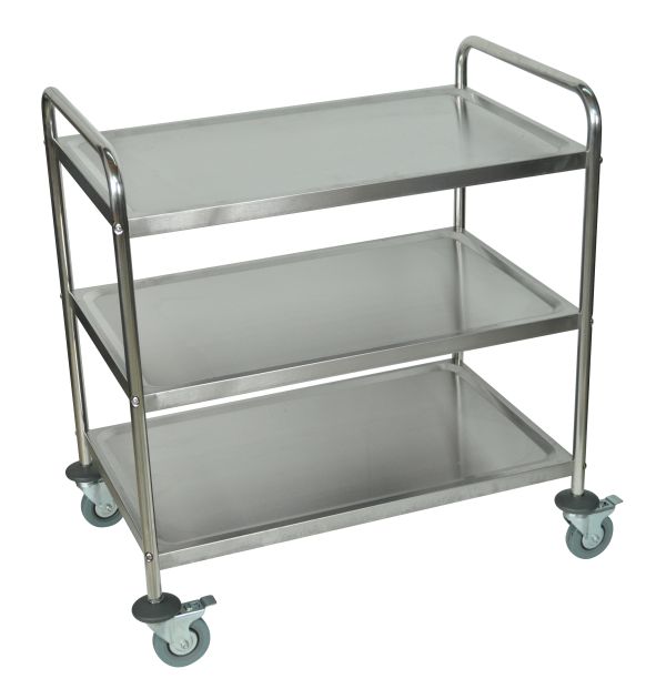 Luxor Stainless Steel Cart - 3 Shelves