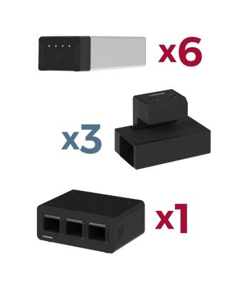 KwikBoost EdgePower™ Desktop Charging Station System - Medium Use Bundle