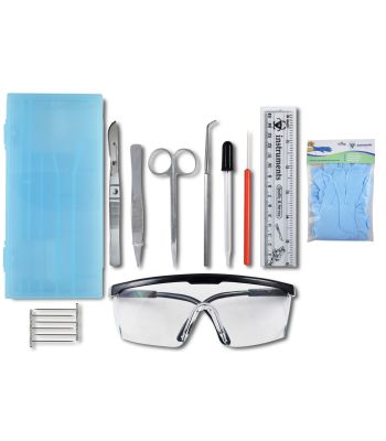 Precision Dissection Kit Package with Safety Eyewear and Gloves