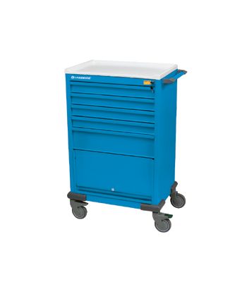 Anesthesia Cart  Five Drawer  Short Shell 