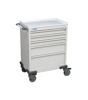 Anesthesia Cart With Five Drawers 