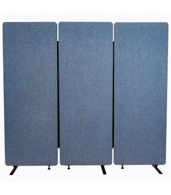 RECLAIM Acoustic Room Dividers - 3 Pack in Pacific Blue