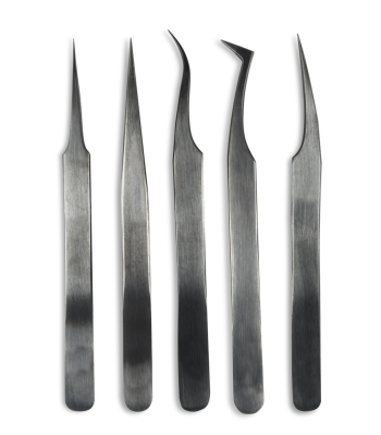 Microdissection Forceps Set - Gunmetal Grey  