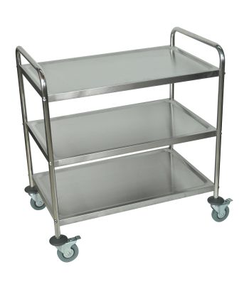 Luxor Stainless Steel Cart - 3 Shelves